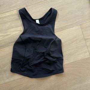 Lululemon crop top black size 2